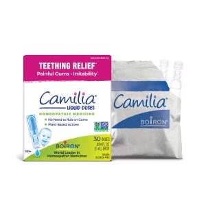 Boiron Camilia Teething Drops for Daytime and Nighttime Relief of Painful or Swollen Gums and Irritability in Babies